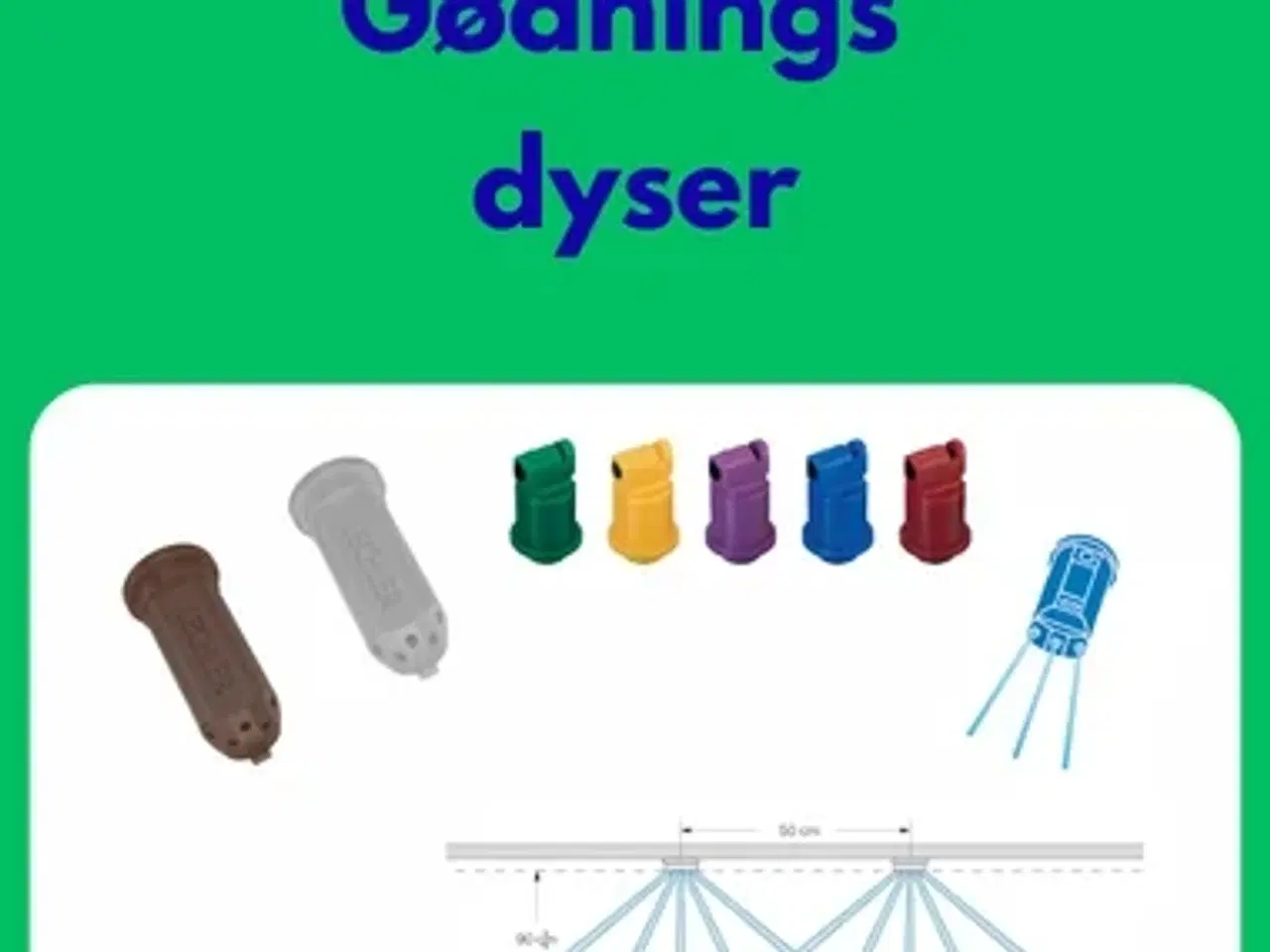 Billede 4 - Sprøjte dyser og udstyr til flydende gødning