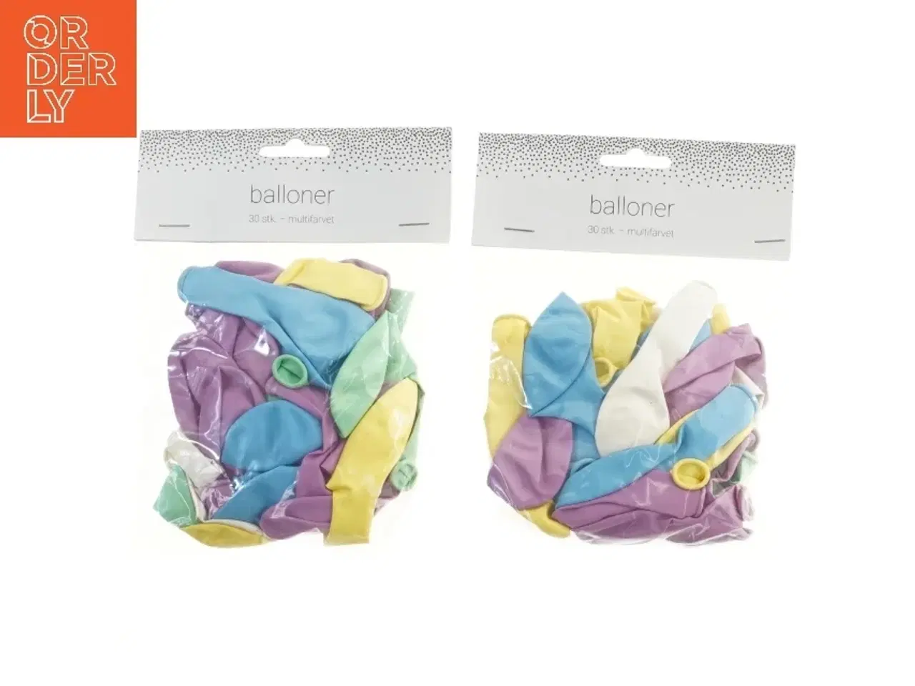 Billede 1 - Pakke med 30 balloner, ø 23 cm (str. 30 styk, ø 23 cm)