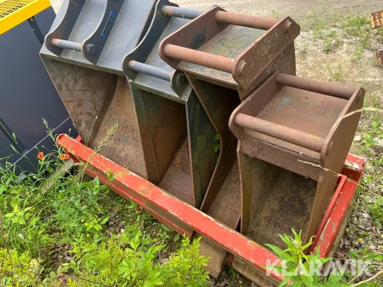 Billede 1 - Skovlsæt med stativ Vejrum's Hydrema