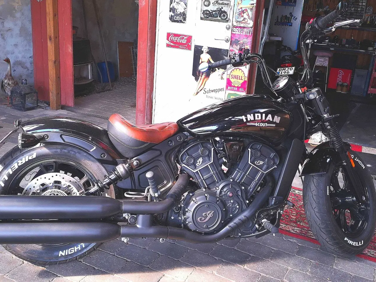 Billede 1 - SOM NY. INDIAN SCOUT BOBBER, KOMFORT GELsæde.