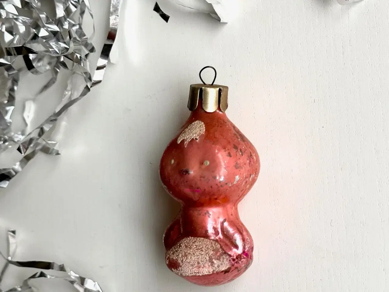 Billede 3 - Vintage ornament, rosa snepige