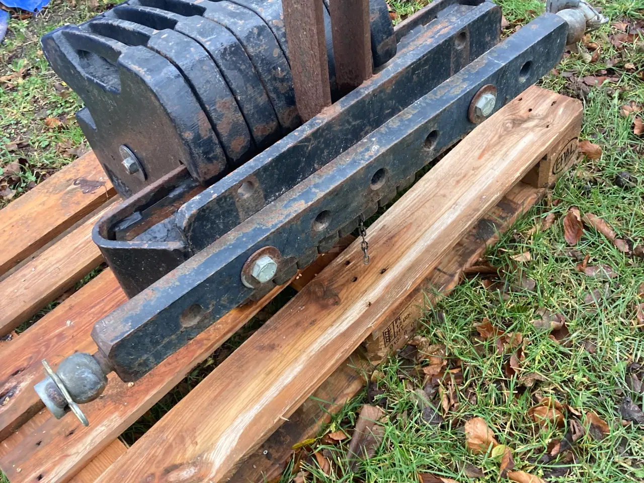 Billede 2 - vægtklodser 8x55 kg+ frontklods