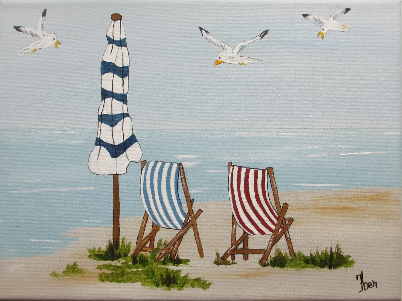 Billede 1 - ACRYL-MALERI nr. 6