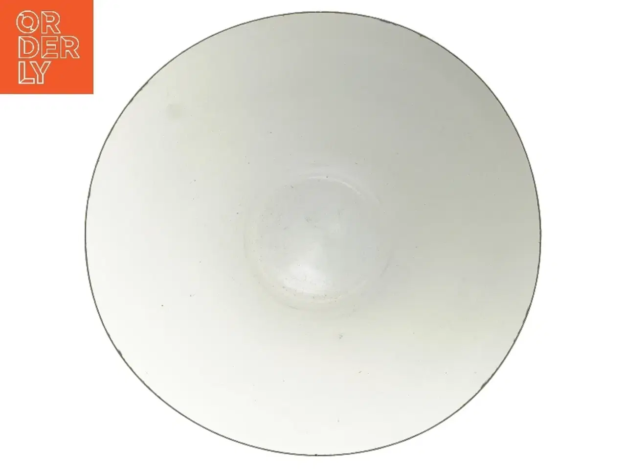 Billede 3 - Sort og hvid metal skål (str. Ø 25 cm)