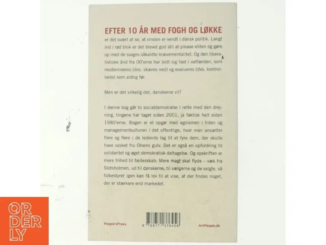 Billede 3 - Frihed til fællesskab : vejen til mere demokrati af Rasmus Prehn (Bog)