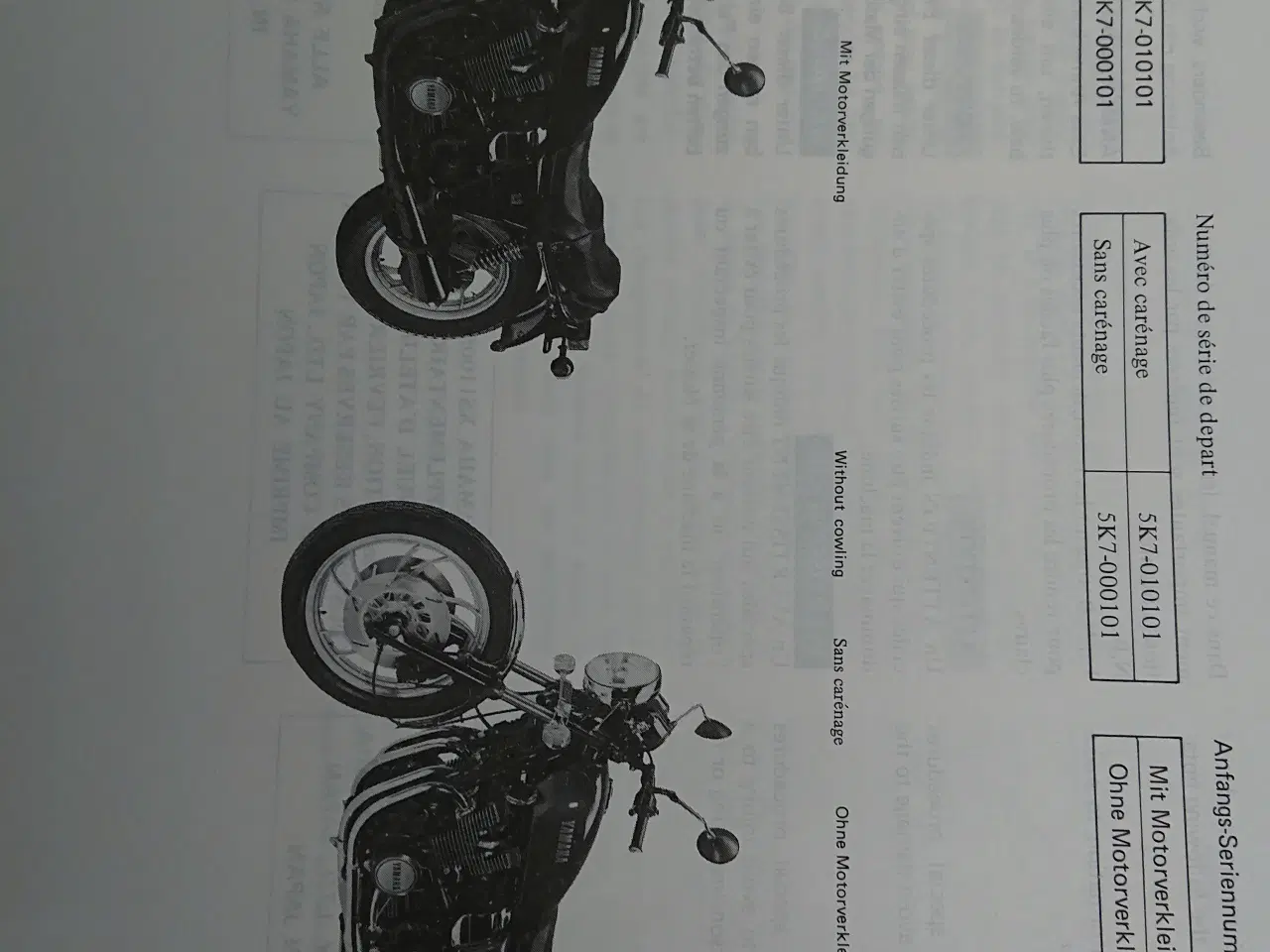 Billede 2 - services manual Yamaha XS100S+owners book