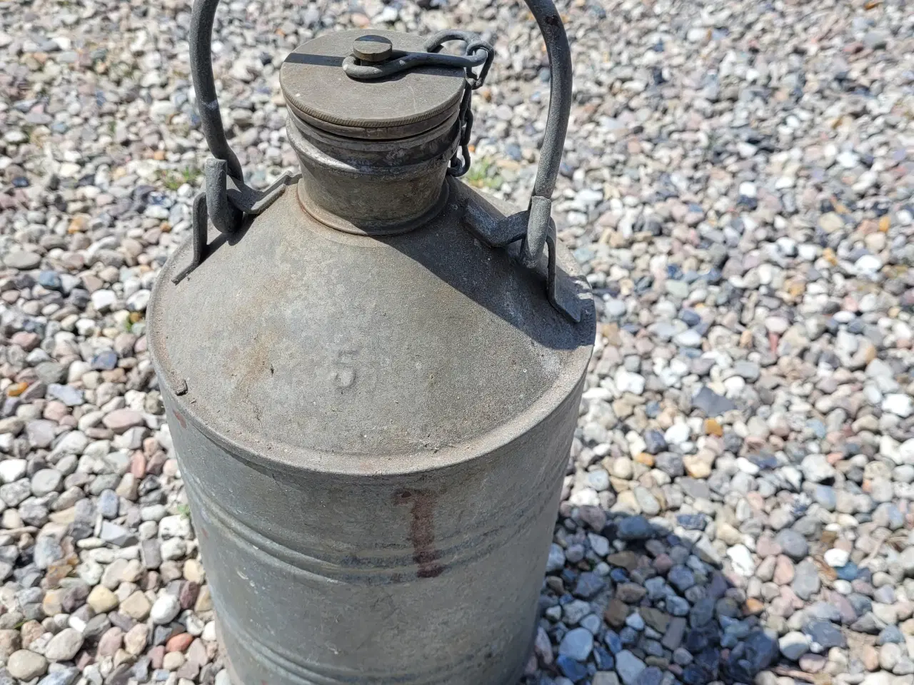 Billede 1 - Petroleumsdunk zink 5 liter