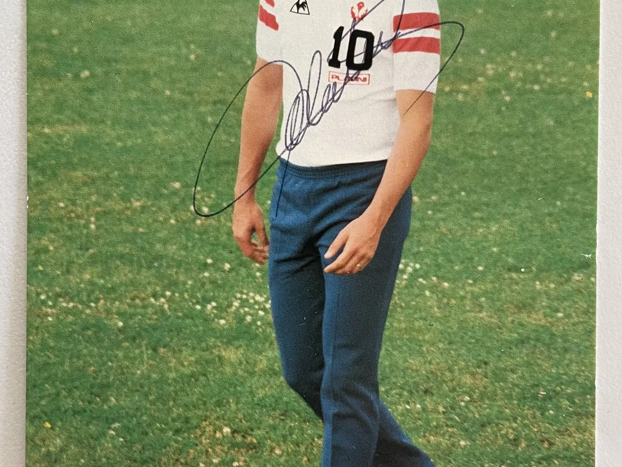 Billede 1 - Autograf af Michel Platini (10x15cm) !