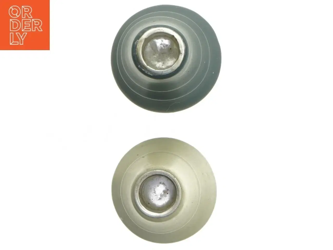 Billede 4 - Keramiske lysestager (str. 7,5 og 9,5 cm)