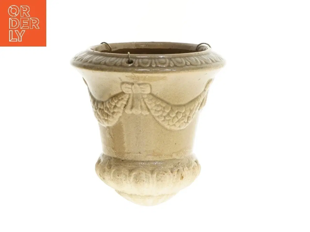 Billede 1 - Keramisk hænge potte (str. Ø 14,5 cm længde 20 cm)