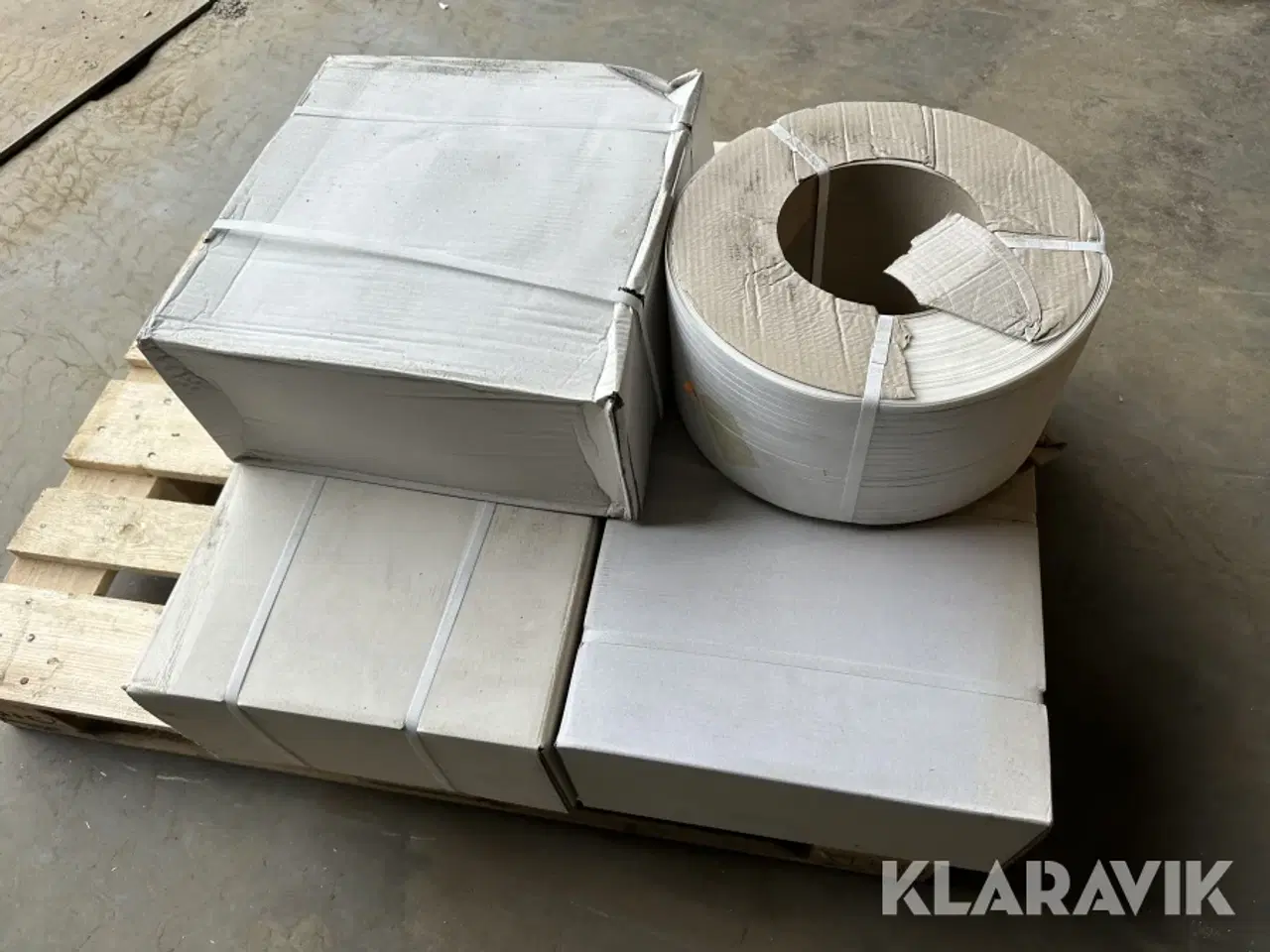 Billede 2 - PP Strap White 9x0,55x4000m - 6 Ruller