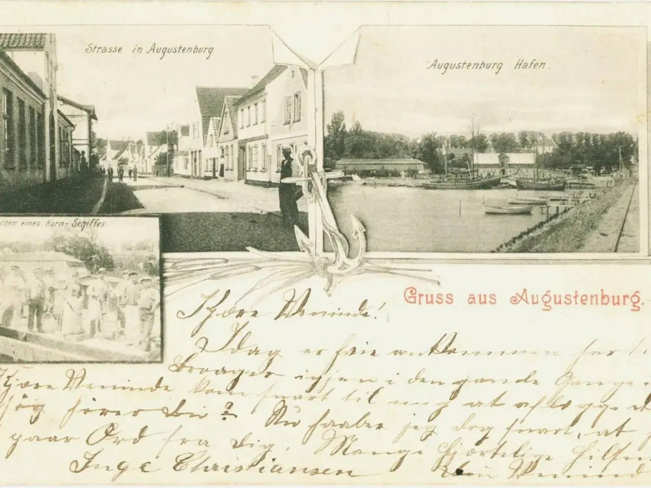 Billede 1 - Gruss aus Augustenburg.1899