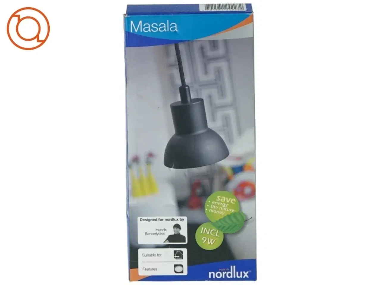 Billede 1 - Masala lampe fra Nordlux (str. 10,2 x 11,7 cm)