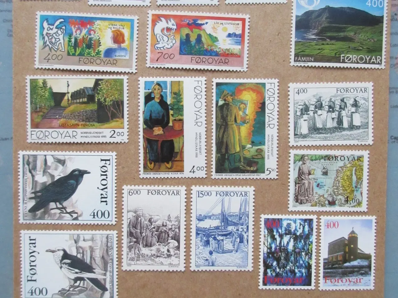 Billede 6 - Færøerne årgang 1994-2000 afa nr 248-378 postfrisk