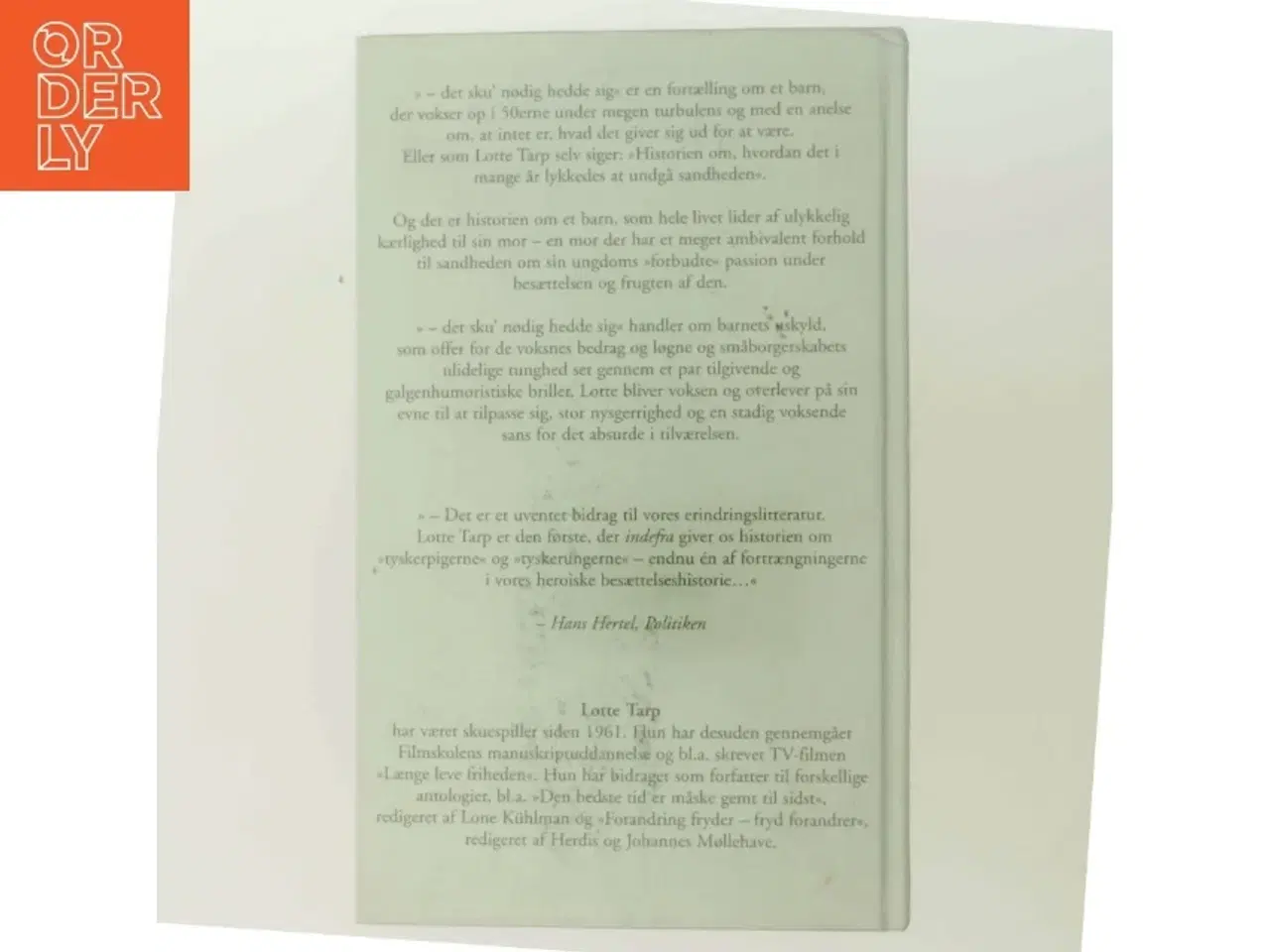 Billede 3 - Det sku' nødig hedde sig af Lotte Tarp (Bog)