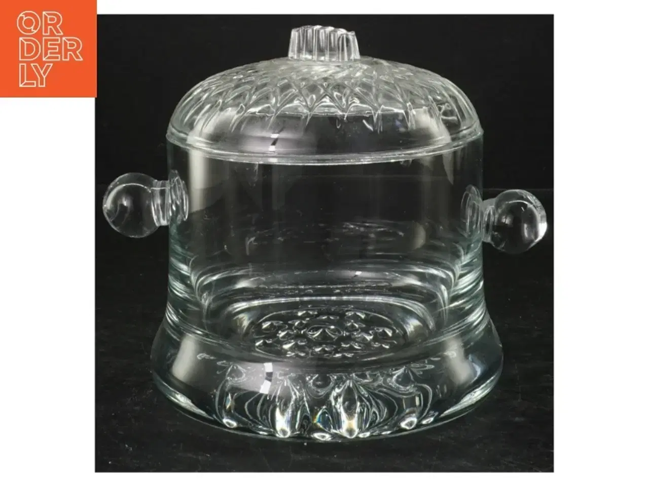 Billede 1 - Glasbeholder med låg (str. 13x15 cm)