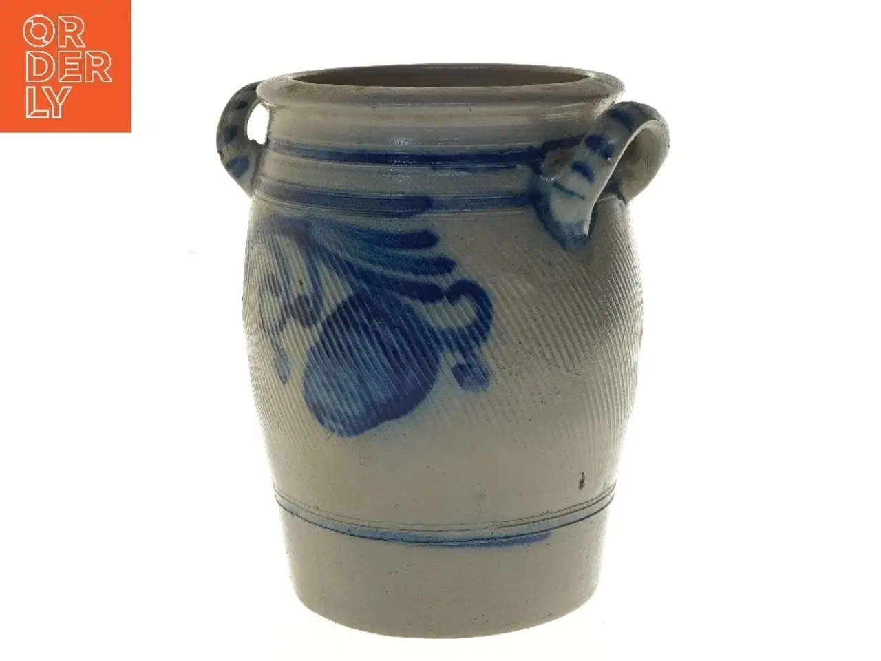 Billede 1 - Klassisk keramik krukke med håndtag (str. Ø 16x28 cm)