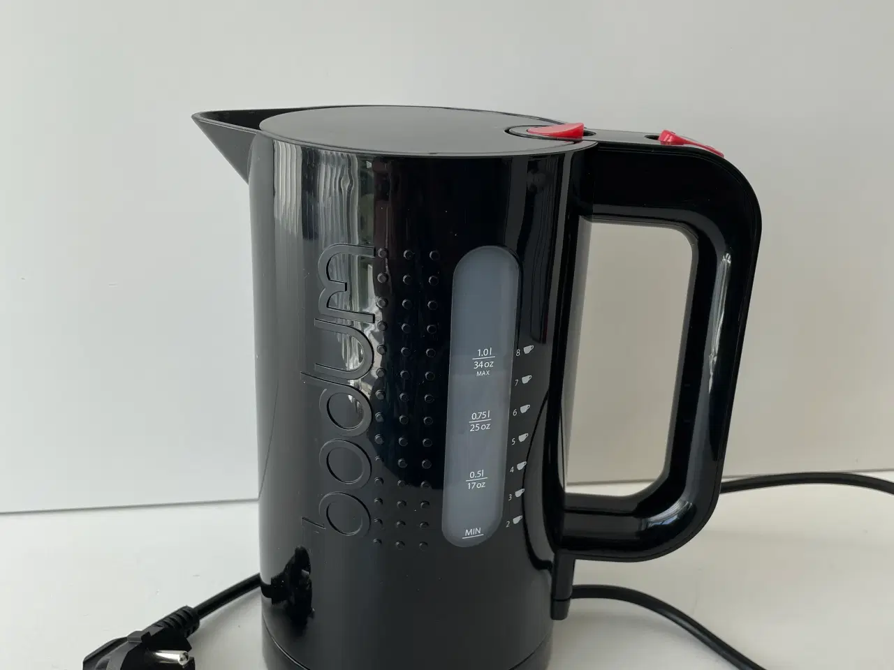 Billede 1 - Elkedel, Bodum, sort 1L