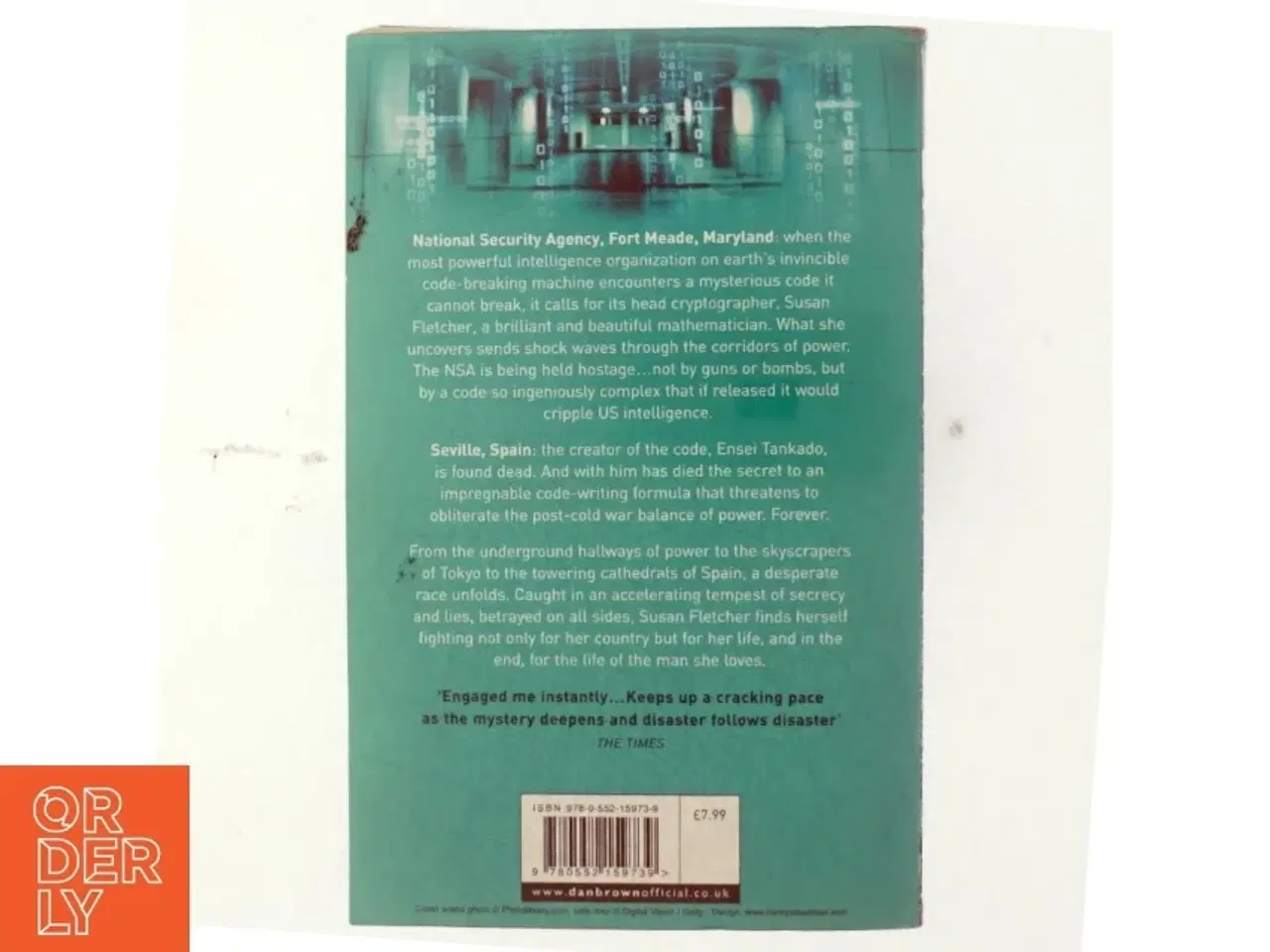 Billede 3 - Digital fortress af Dan Brown (Bog)