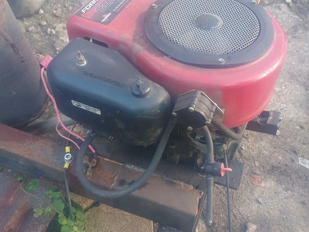 Billede 2 - Tecumseh 12.5hk motor fra havetraktor kører