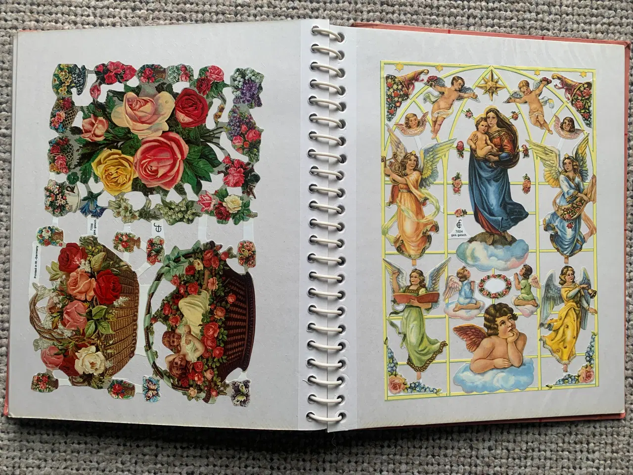 Billede 5 - Glansbilleder, album med hele ark