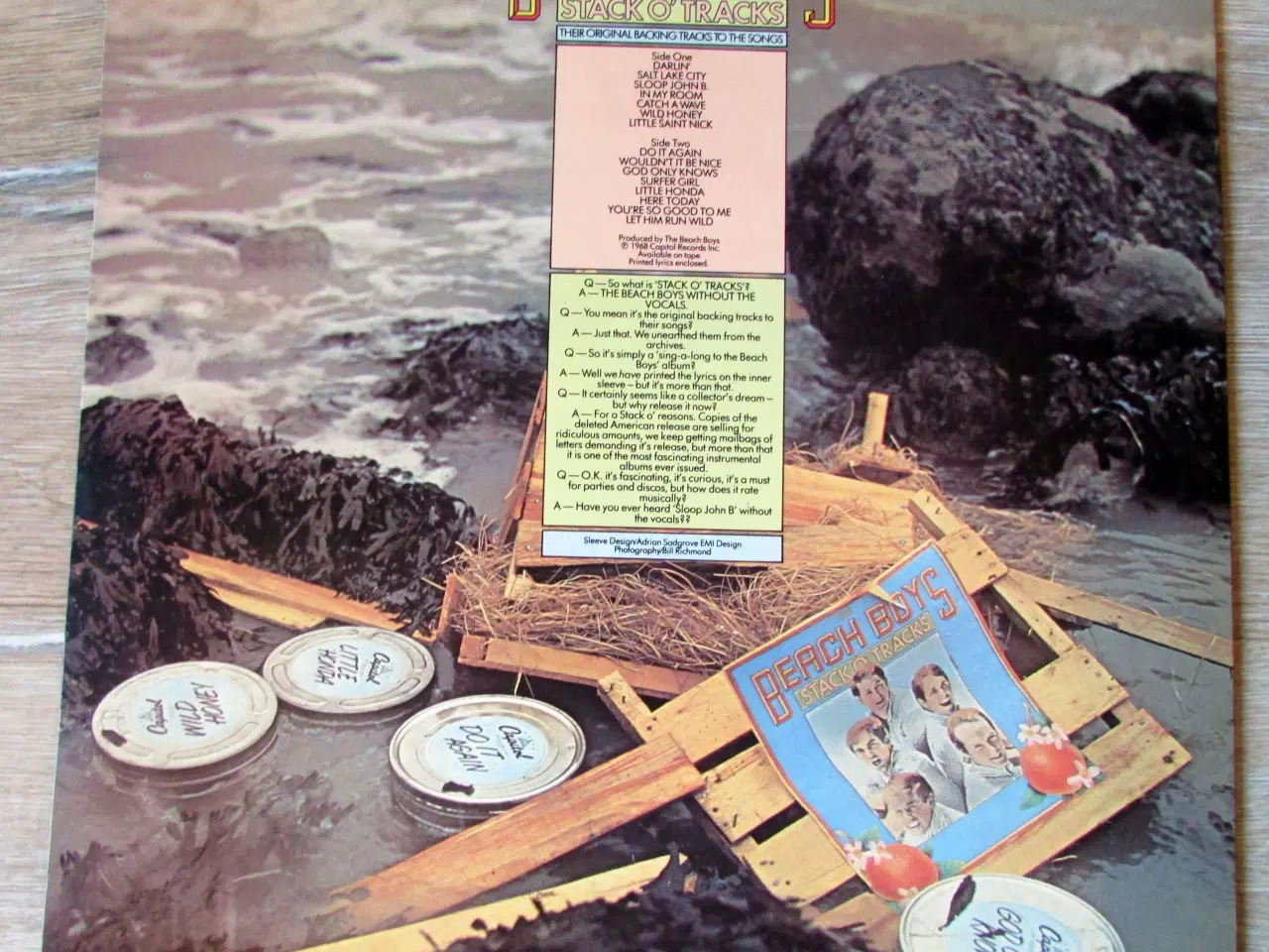 Billede 2 - THE BEACH BOYS - STACK O´ TRACKS LP