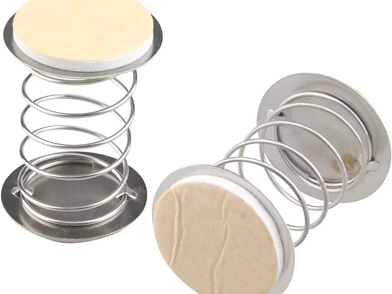 Billede 1 - Kraftig metalfjeder med klæbepuder - 20 stk.