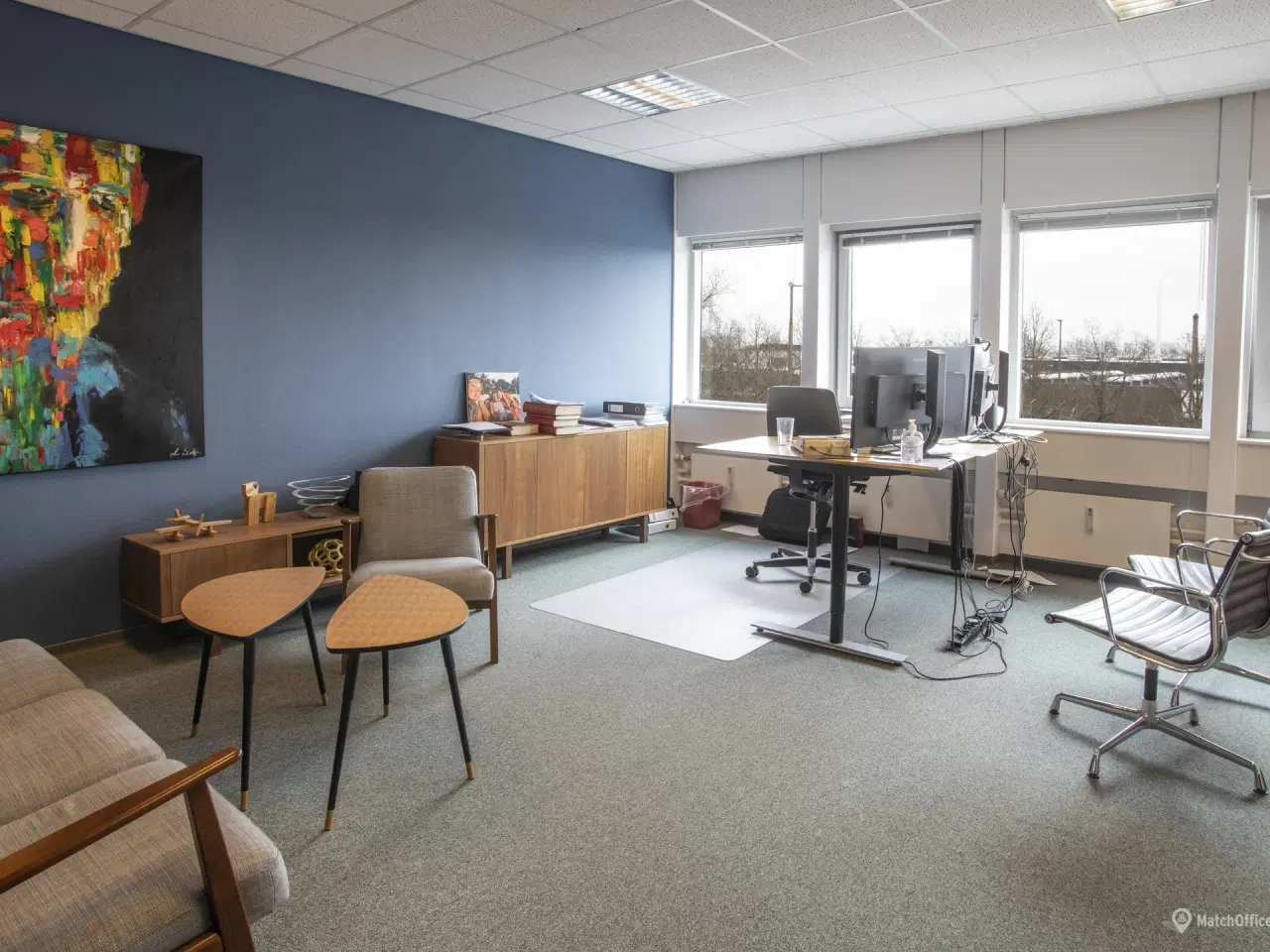 Billede 1 - Stort kontor med mødelokaler / lounge- og spiseområde