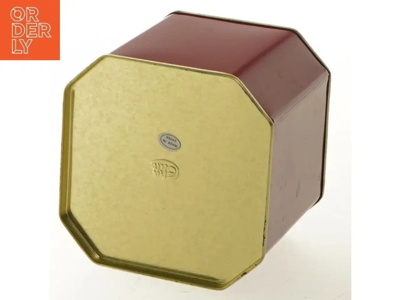 Billede 2 - Kinesisk thedåse med låg (str. 10x10x10 cm)