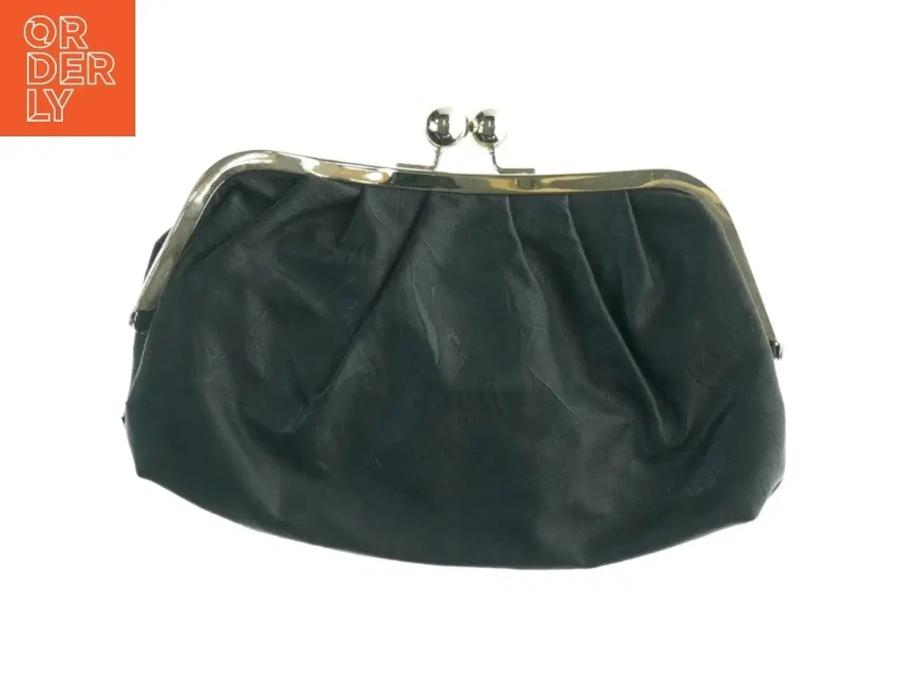 Billede 3 - Sort læderpung (str. 26 x 18 cm)