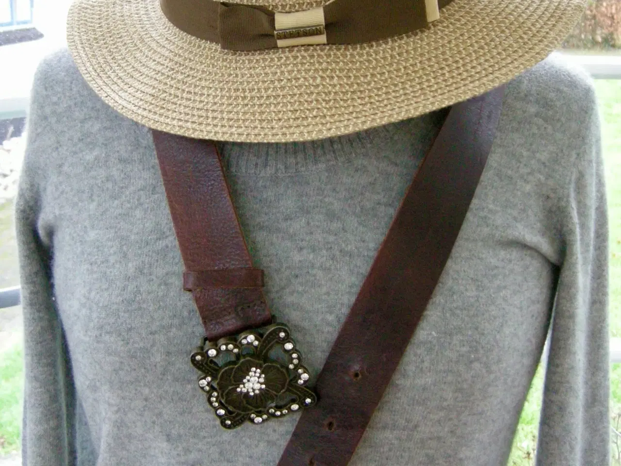 Billede 6 - Dame læderbælte, kernelæder, Friis Company, str. S