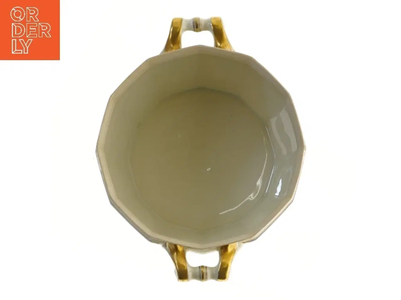 Billede 3 - Suppeterrin i porcelæn med låg, fra Schlaggenwald (str. Ø 24 cm)