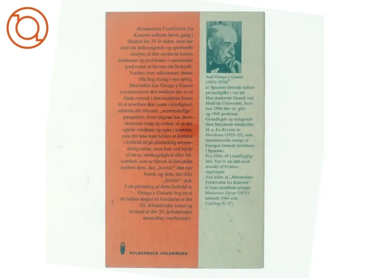 Billede 3 - Menneskets fordrivelse fra Kunsten af Jose Ortega y Gasset (bog)