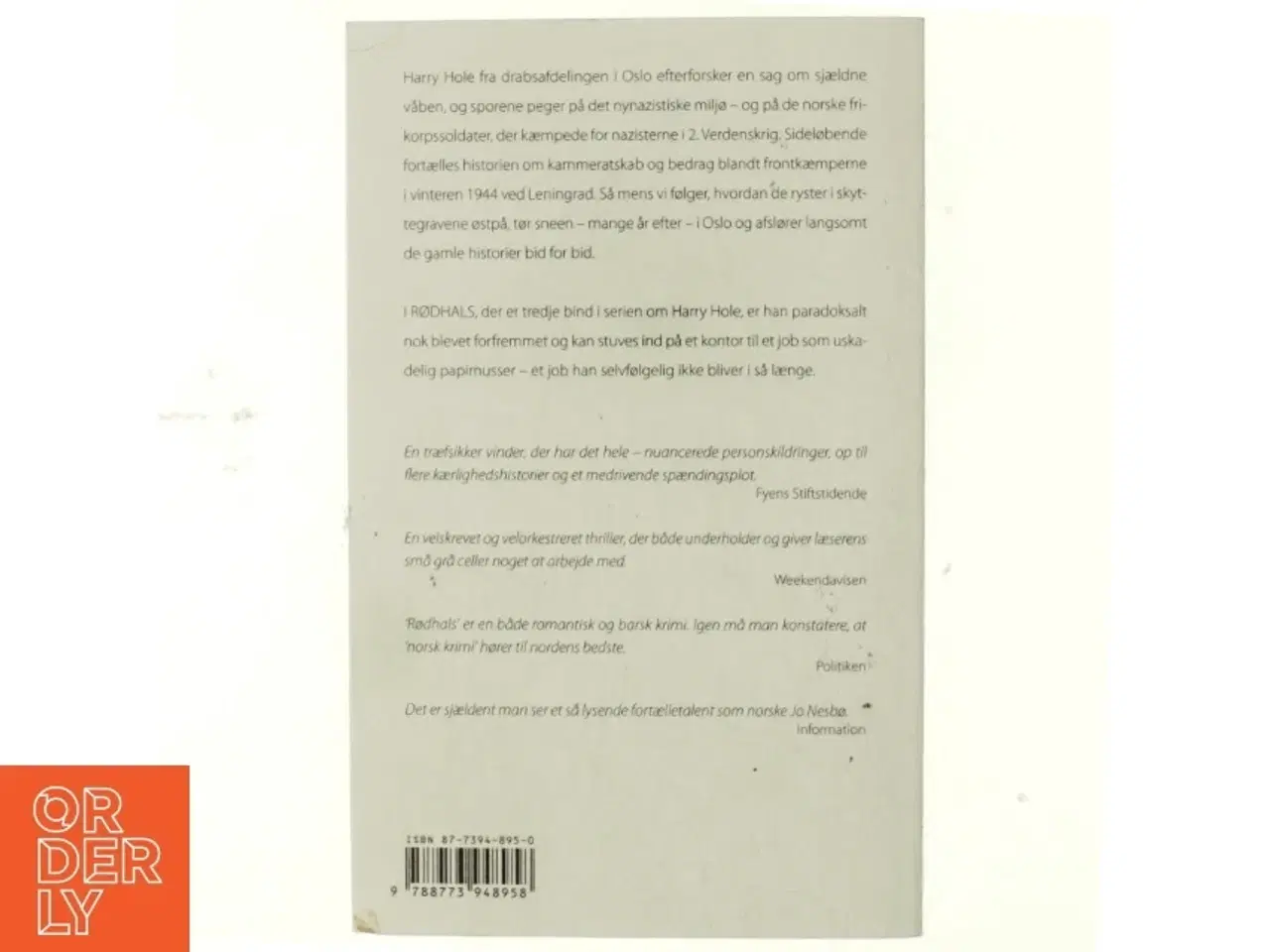 Billede 3 - Rødhals af Jo Nesbø (Bog)