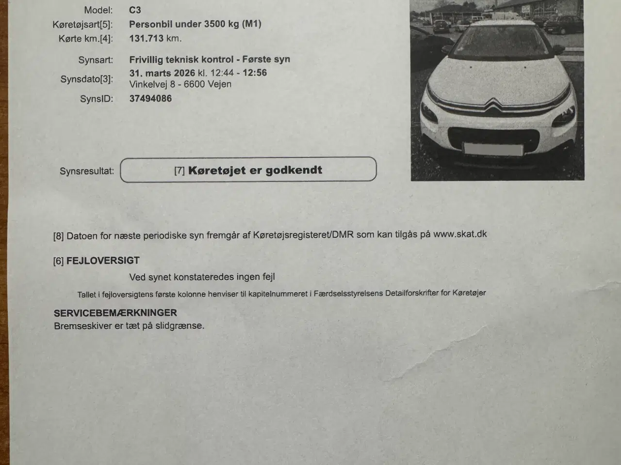 Billede 17 - Citroen C3 Extravangaza 110HK Nysyn Kørt 130000km