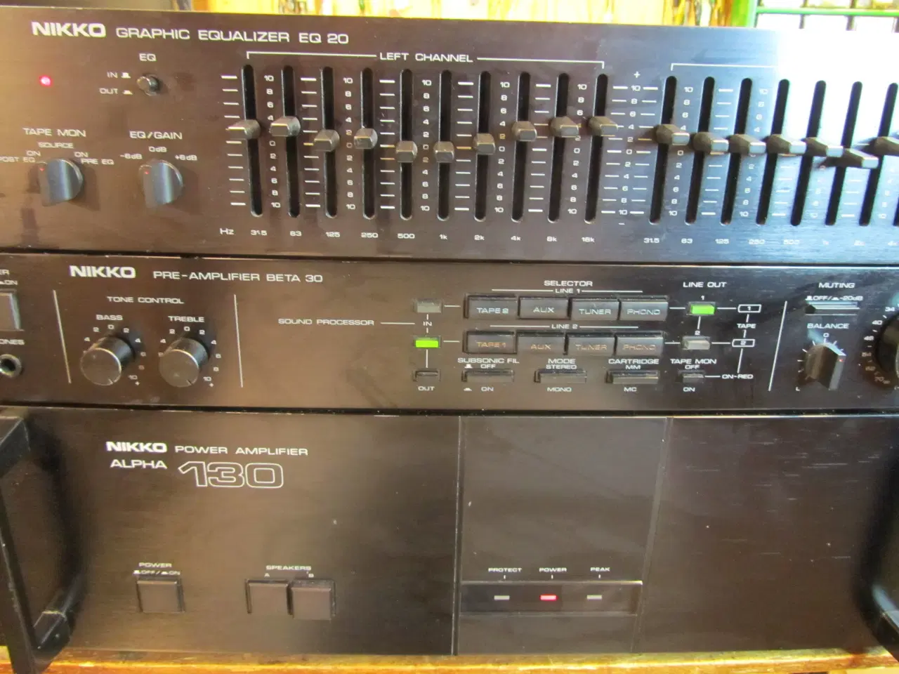 Billede 1 - NIKKO ALPHA 130-EQUA.20-PRE AMP BETA 30