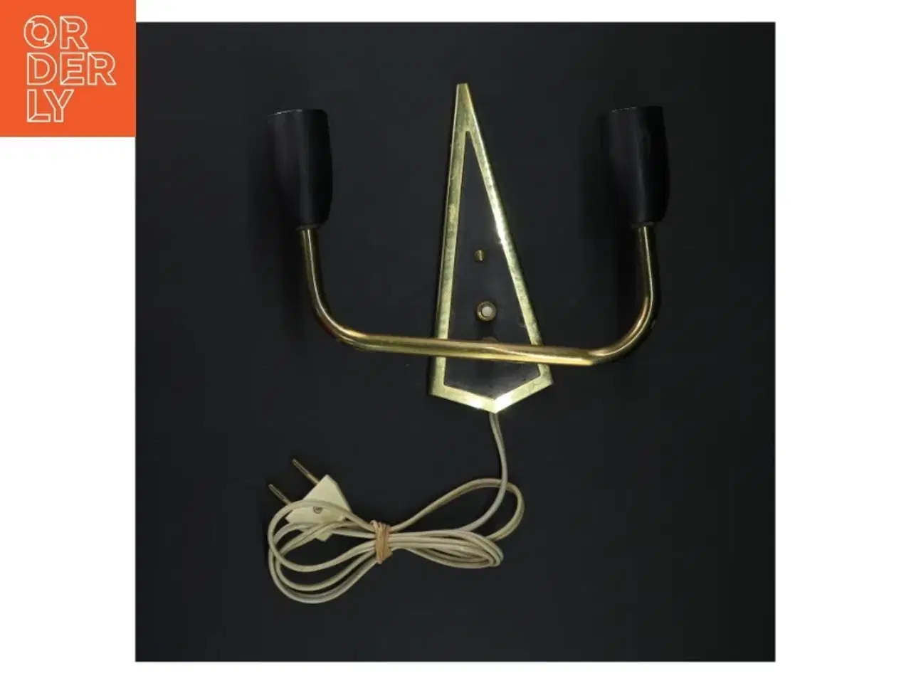 Billede 1 - Væglampe med to fatninger (str. H. 18,5 cm)