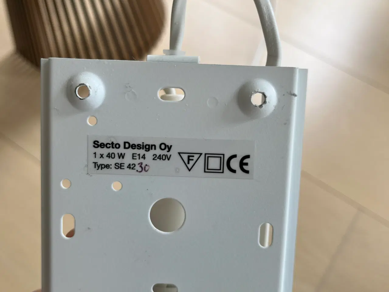 Billede 2 - Væglampe Secto 4230