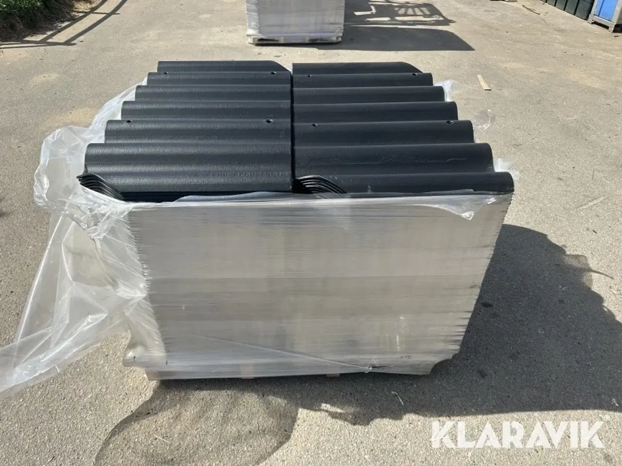 Billede 4 - Bølgeplader Euronit 702 HJ/HU sort – 150 styk