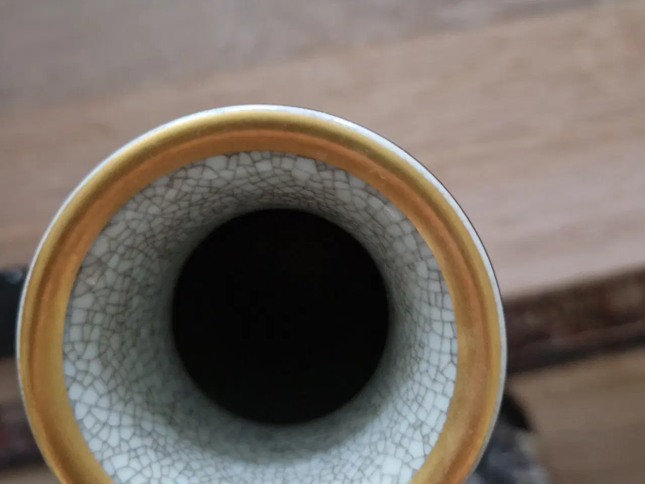 Billede 3 - Krakele porcelænsvase fra Royal Copenhagen 