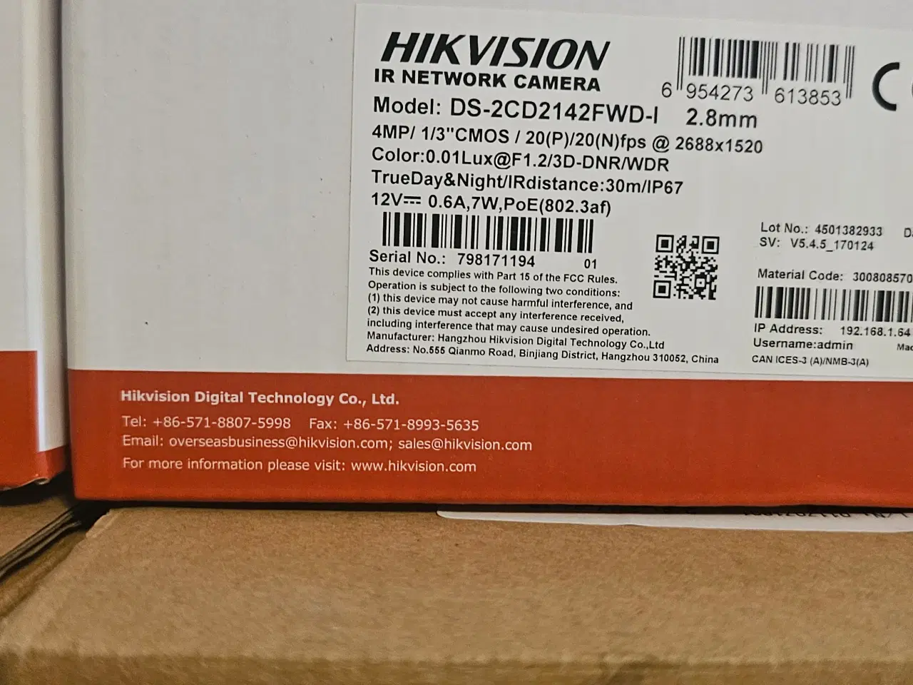 Billede 6 - Kamera Hikvision DS
