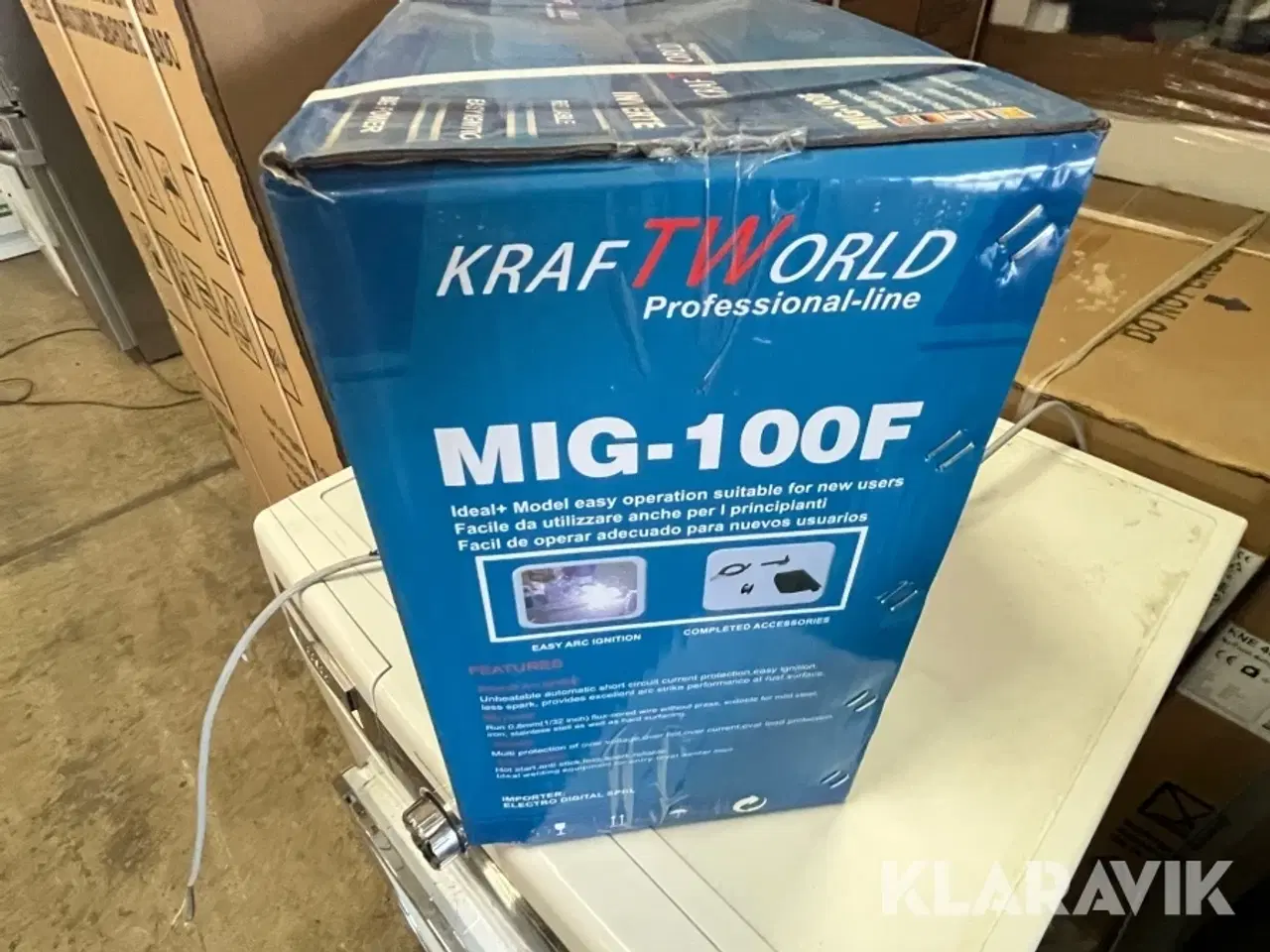 Billede 8 - Elektrodesvejser KraftWorld MIG-100F
