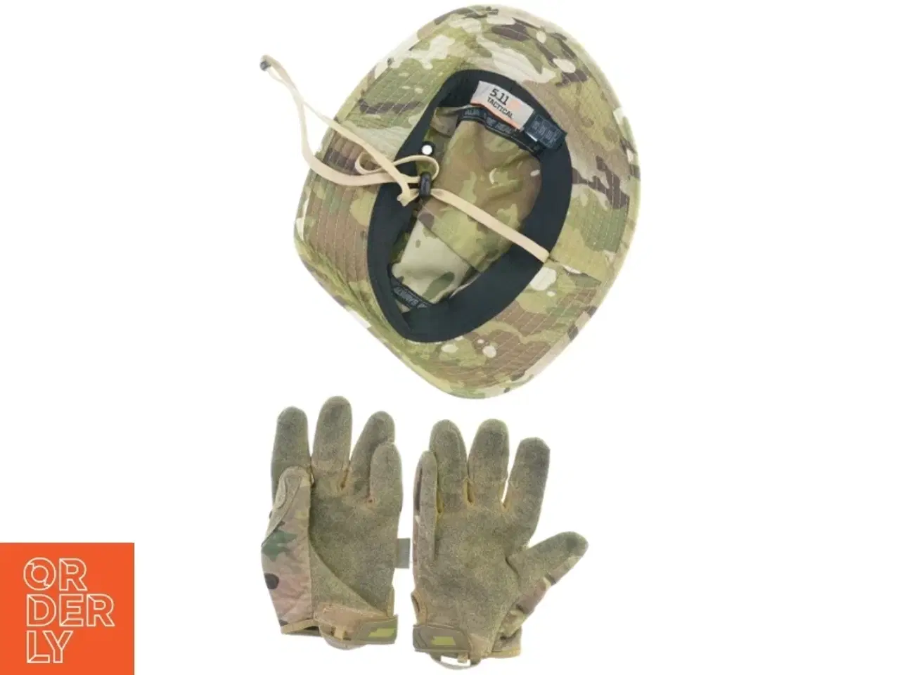 Billede 2 - Camo bøllehat og handsker fra Mechanix Wear (str. 20 x 11 cm 33 x 26 cm)