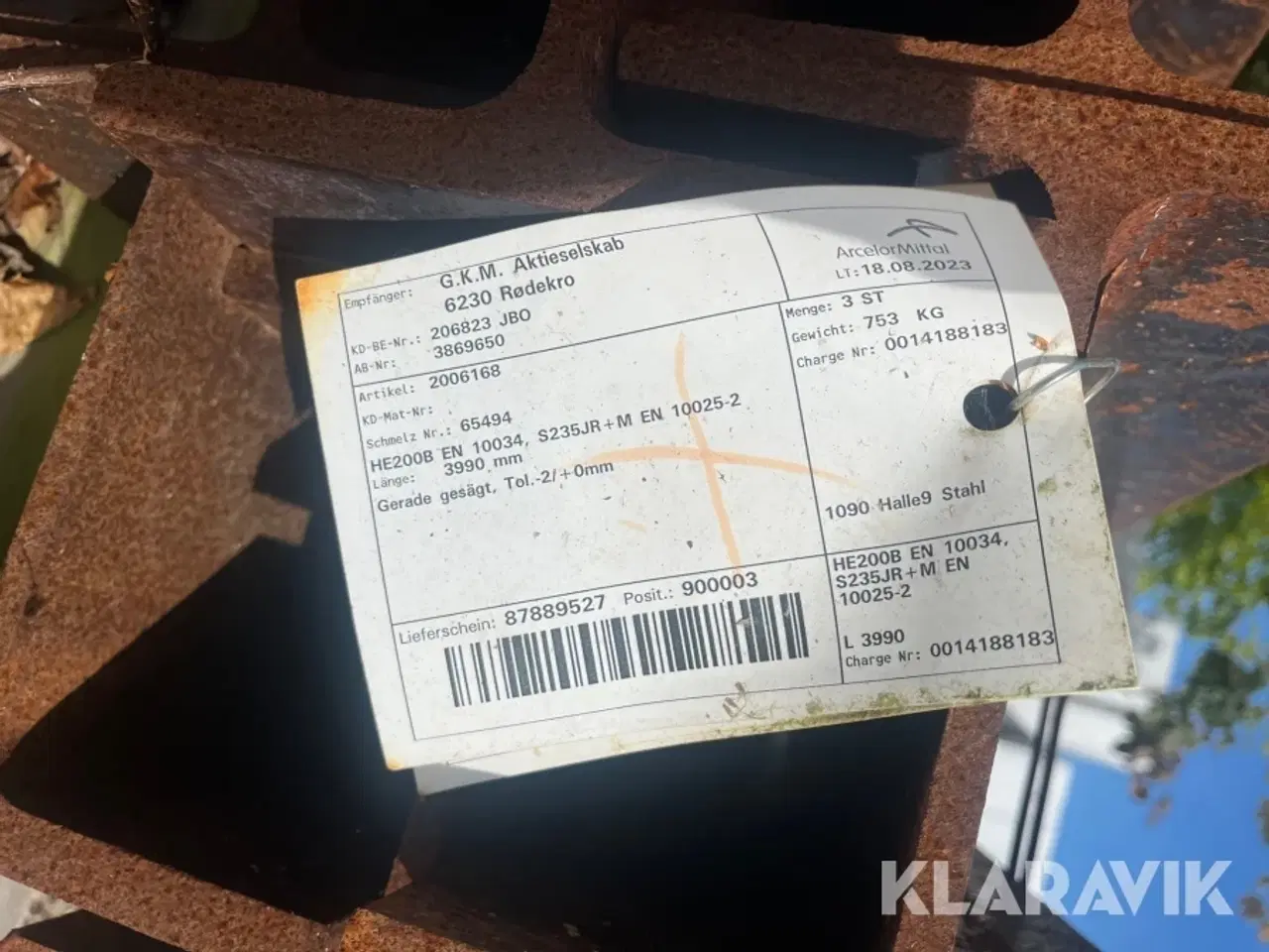 Billede 11 - Stålbjælker HBE og IBH - 24 styk