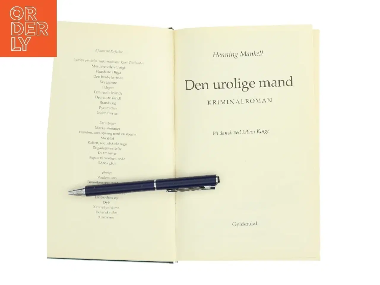 Billede 2 - Den urolige mand af Henning Mankell (Bog)