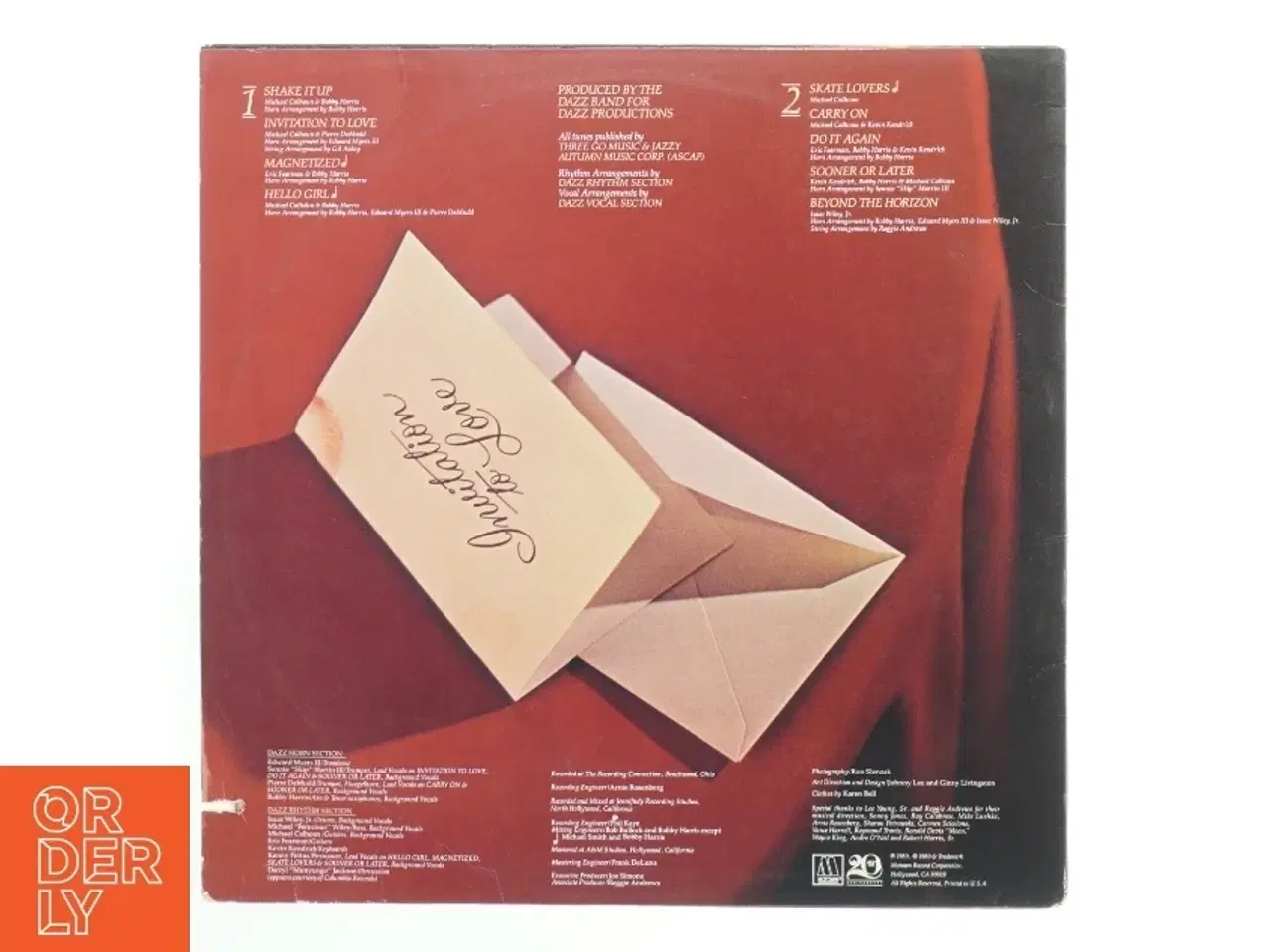 Billede 2 - Invitation to Love LP, The Dazz Band fra Motown