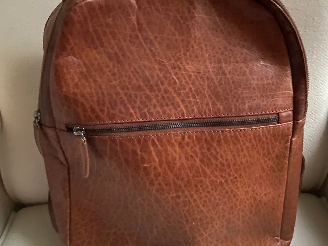 Billede 1 - Rygsæk af læder