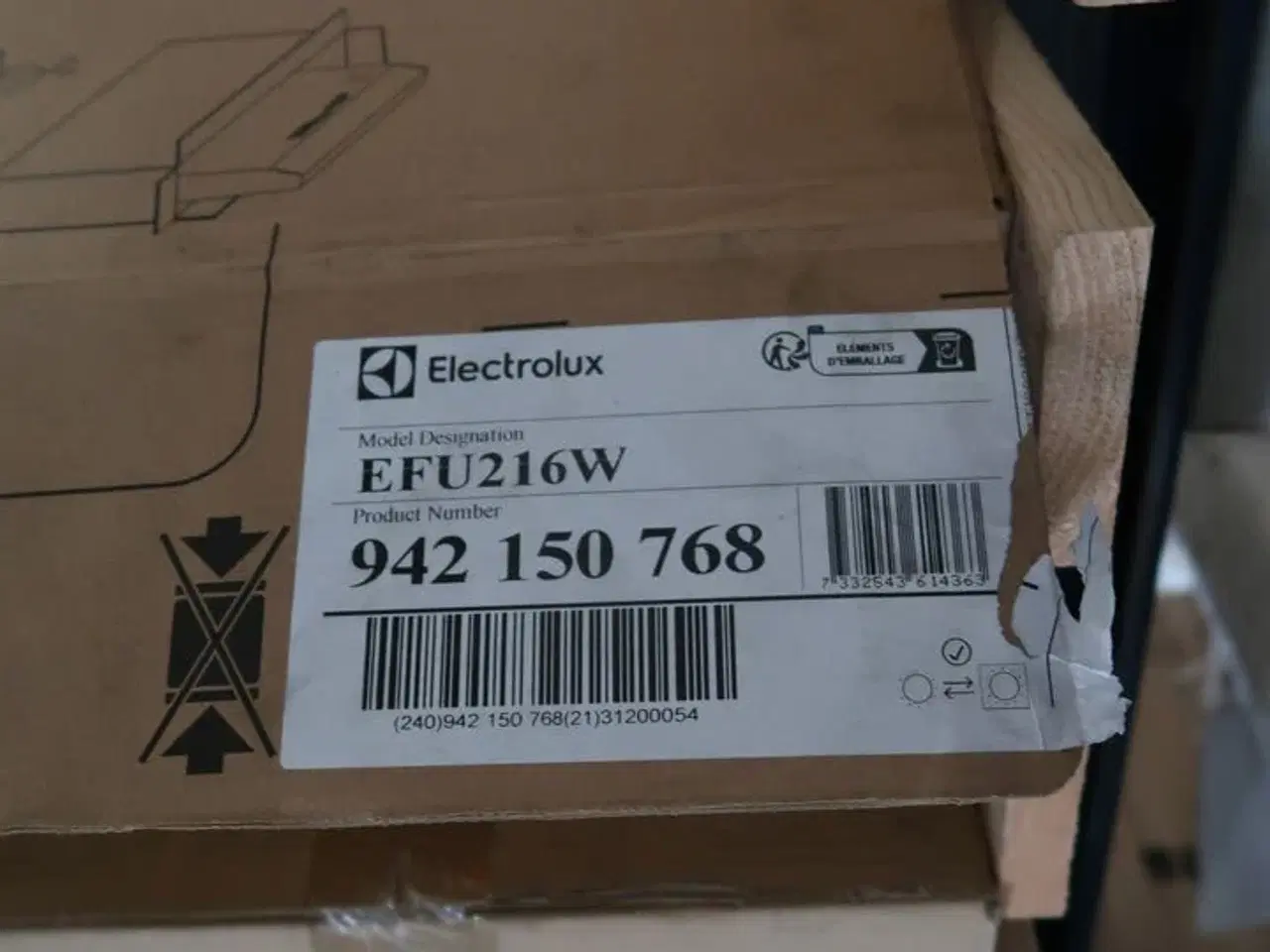 Billede 3 - Emhætte ELECTROLUX EFU216W