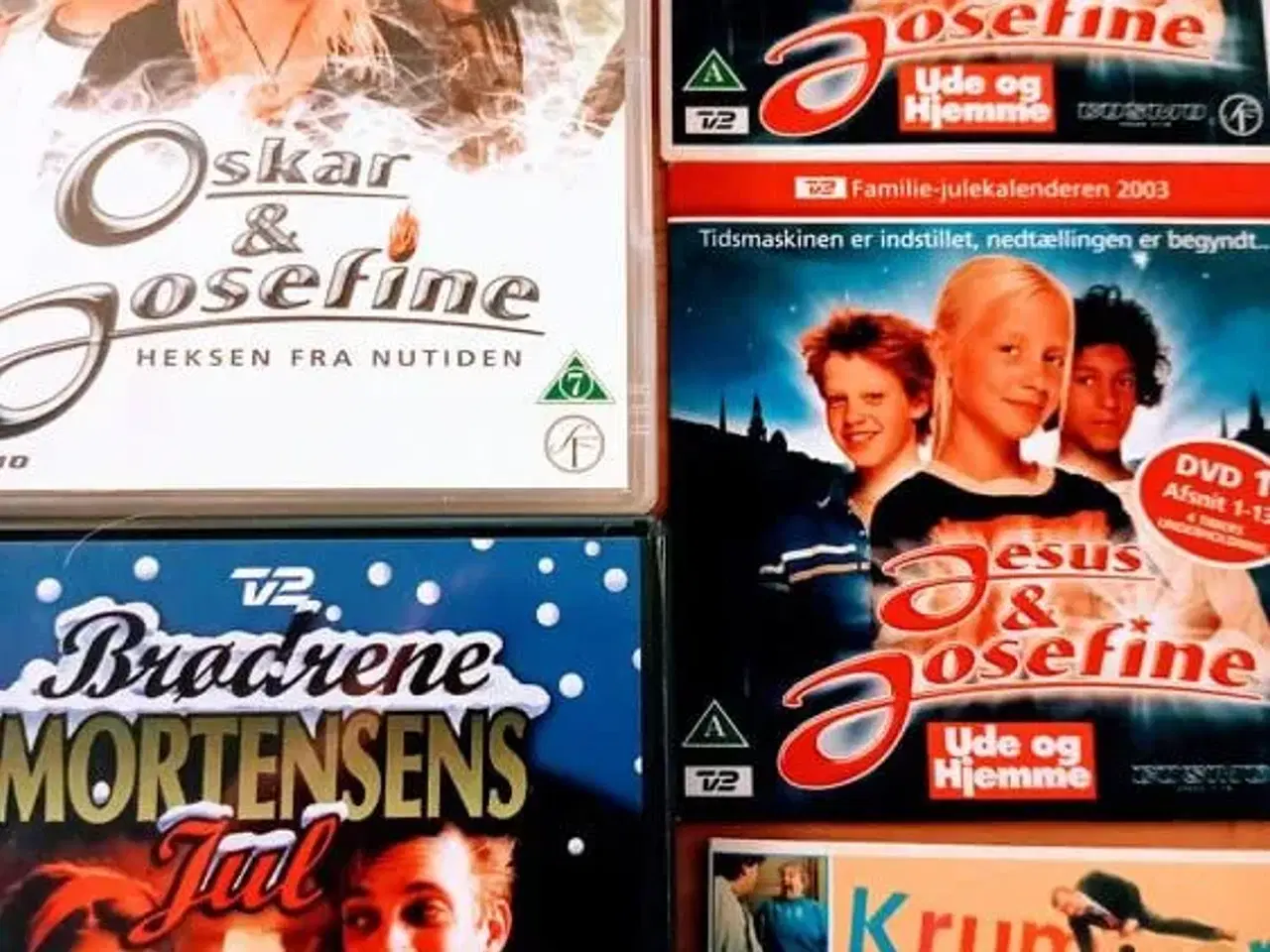 Billede 1 - 12 danske børne/ungdomsfilm påDVD