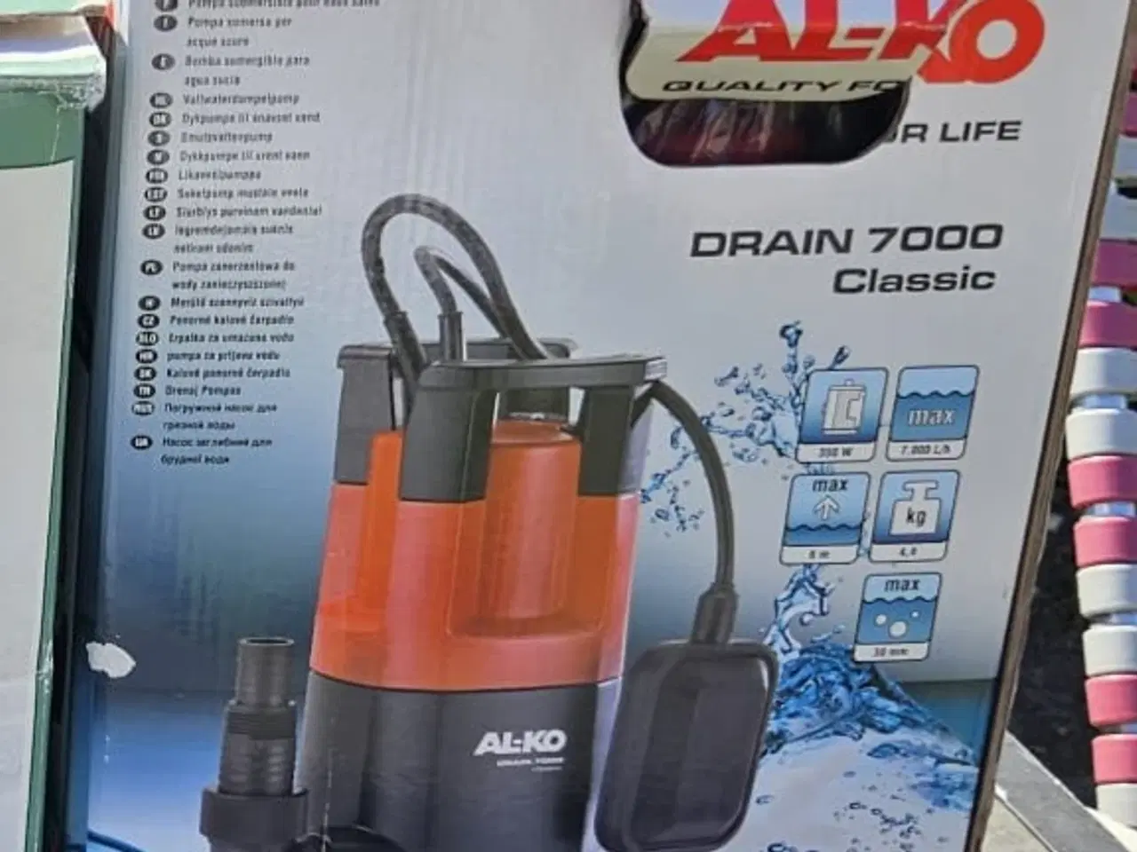 Billede 1 - AL-KO DRAIN 7000 Classic Dykpumpe